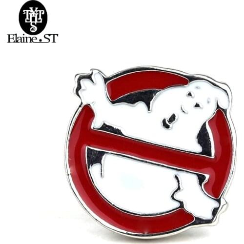 New Arrive Ghostbusters Logo Brooch Pin Jewelry for Men & Women Badge Pin Christmas Gift Jewelry Dress Gift For Children