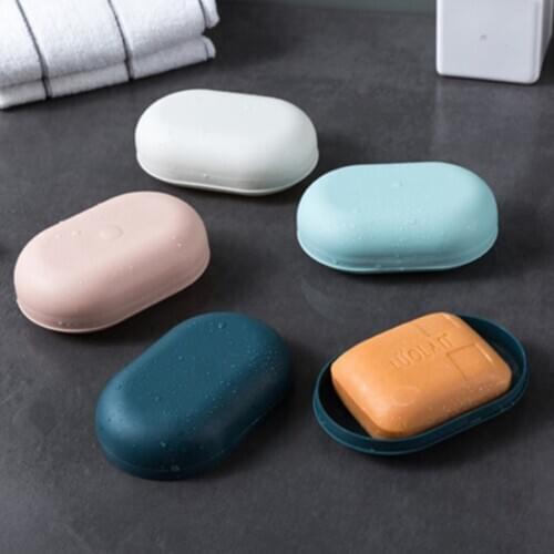 Protable Travel Soap Dish Box Soap Holder Storage Container Shower Soap Dishes Bathroom Accessories Container Boxes #YJ