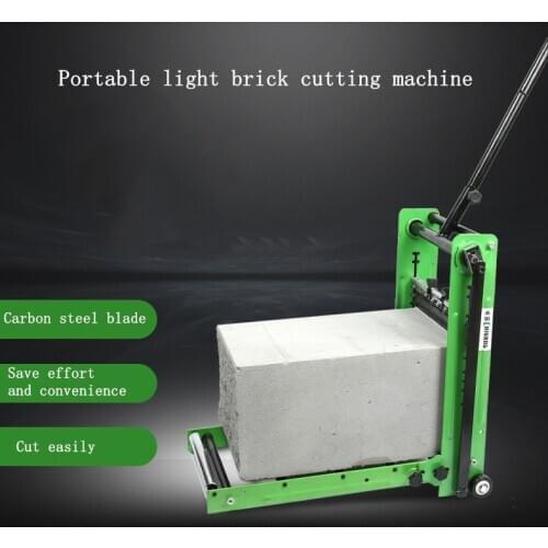Portable block light brick cutting machine New light foam brick cutting machine Small brick cutting artifact