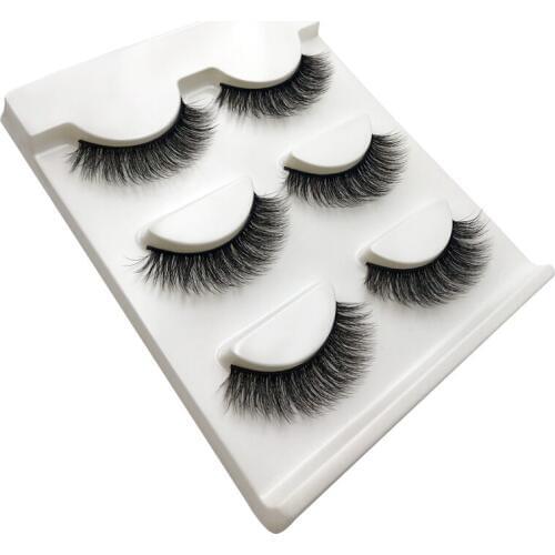 SHIDISHANGPIN 1 box mink eyelashes 3d mink hand made false eyelash eyelashes faux cils natural long makeup false eyelash X25