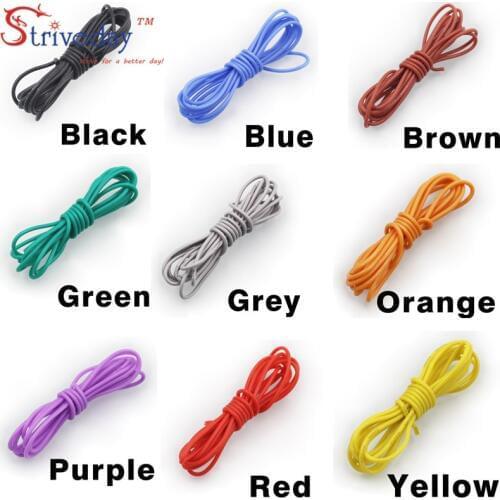 Striveday 5 meters 16AWG Flexible Silicone Wire Cable wires RC Tinned copper line Stranded Wire DIY