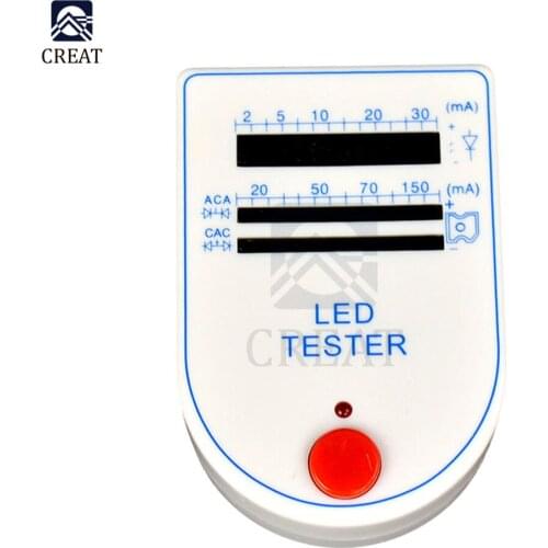LED Tester Test Box LED In-line Test Box 2~150mA Mini LED Test Box Tester For Light-emitting Diode Lamp Bulb Battery