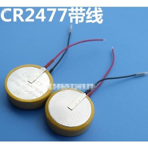 2PCS CR2477 3V lead battery Lithium coin cell CR2477 high capacity CR 2477