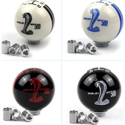 Cobra Ball 5 Speed Car Gear Shift Knob Universal Gearstick Lever Shifter Knob Modified Accessories for Ford Mustang