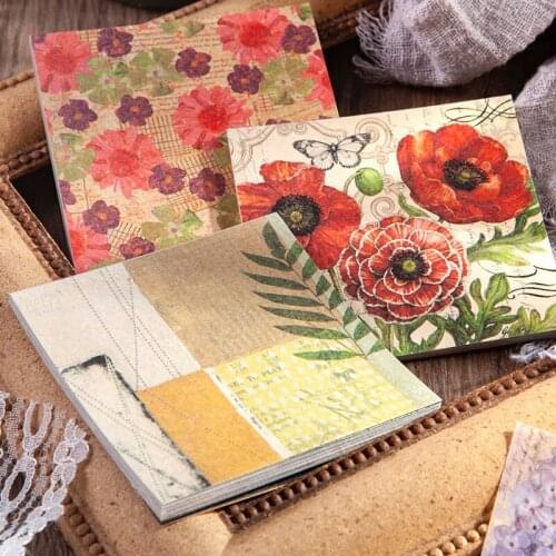 Vintage Creative Mixed Material Package DIY Scrapbooking Base Collage Diary Photo Album Gift Packaging Decoration