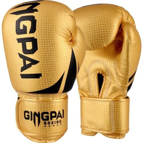 High Quality Adults Child Women/Men Boxing Gloves Leather MMA Muay Thai Boxe De Luva Mitts Sanda Equipments 8 10 12 6OZ Boks
