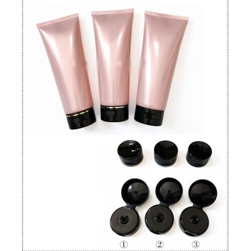 300pcs 200g 200ml Empty Soft Refillable Plastic Lotion Tubes Squeeze Cosmetic Packaging, Cream Tube Screw Lids Bottle Container