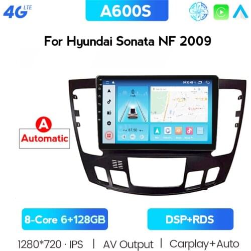 9 Inch Touch Screen Car Radio For Hyundai Sonata 2009 Video Stereo DSP Carplay Audio GPS Navigation 4G WIFI RDS IPS 360 Camera