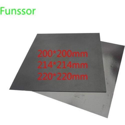 A+B 214x214mm Magnetic Print Bed Tape Print Sticker Build Plate Tape Flex Plate for Update wanhao 3D Printer parts