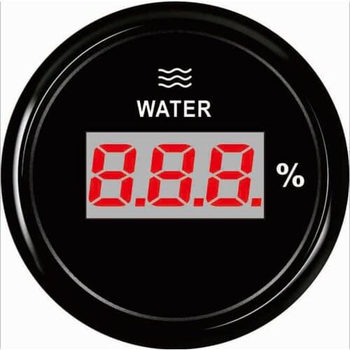 SAMDO 0-190ohm Signal Water Level Gauge 52mm Universal Digital Water Level Meter For Boat Car Motorcycle
