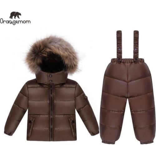 Clearance sale Orangemom Jacket for boys duck down Child coat Windbreaker for girls waterproof overalls for children snowsuits