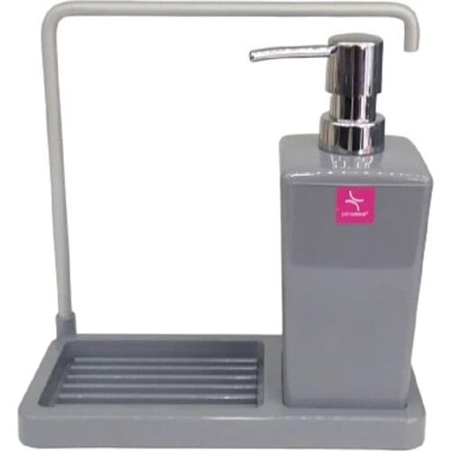 Liquid Soap Dispenser With Rotatable Hanger Hanging Dish Sponge Holder Kitchen Bathroom Accessories 3 Colors Washing Bottles