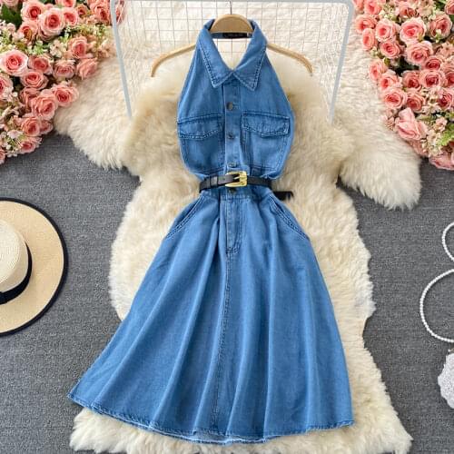 Джинсовые летние платья Foamlina China At AliExpress