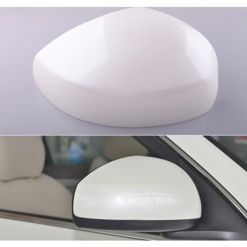 Car Exterior Right Side Rearview Mirror Cover Cap Fit for Nissan Sentra 2013 2014 2015 2016 2017 2018 Pearl White