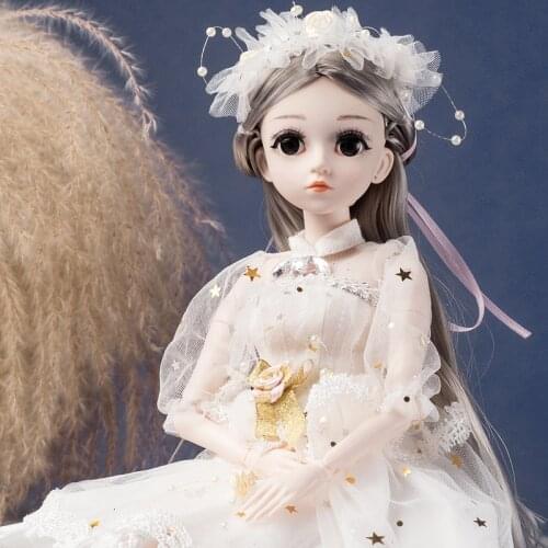 45cm Doll Dress Up Simulation Toy Girl Suit Large Exquisite Princess Dolls Bjd Doll New