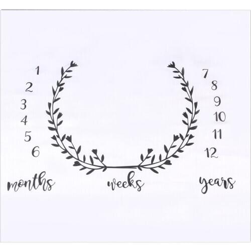 Lovely Multifunction Baby Play Mats Infant Bath Towel Milestone Photo Background Blanket Nordic Kids Room Decor Photo Props
