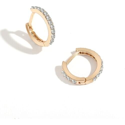 Fashion Thin Circle Hoop Earring for Women Classic Stackable Cartilage Ear Cuff Huggies Earrings Party Jewelry