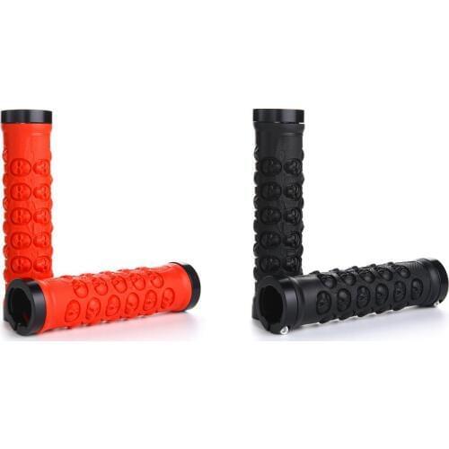 MTB Road Bike Skeleton Handle Cover Bicycle Handle Cover Rubber Grip Bicycle Parts High Quality