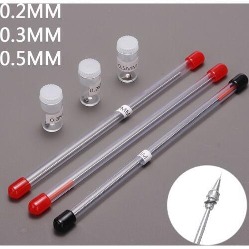 Airbrush Nozzle Needle Replacement for Airbrushes Spray Gun Model Spraying Painting Maintenance Tool Accessories 0.2/0.3/0.5mm