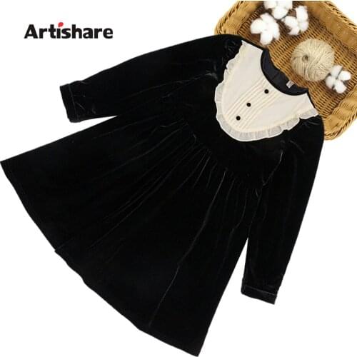 Dresses For Girls Thick Warm Girls Winter Dress Casual Style Children Corduroy Dresses Teenage Costumes For Girls 6 8 10 12 14