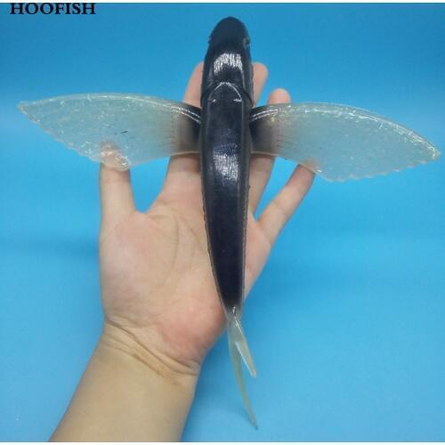 HOOFISH 120g/22cm The Flying Fish Lures Bionic Soft Bait Tuna Oil Sea Plane Lure Fishing Tackle