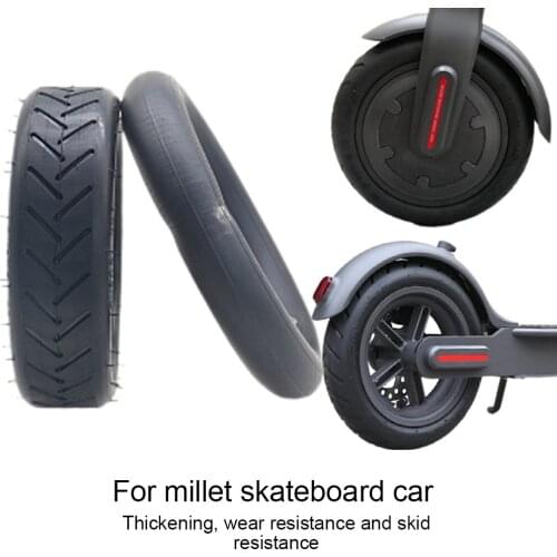 Scooter Rubber Inner and Outer Tire 8.5 Inch Straight Valve For Xiaomi M365 Tires Durable Anti-slip Front And Rear Wheel Parts