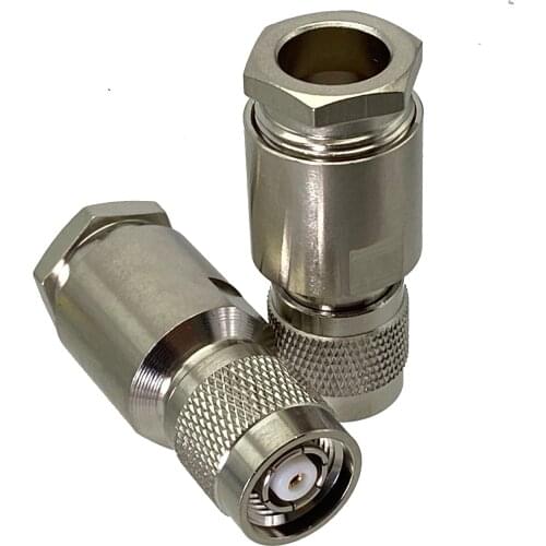 RP-TNC male plug clamp RG8 RG165 RG213 LMR400 RF Cable RF connector