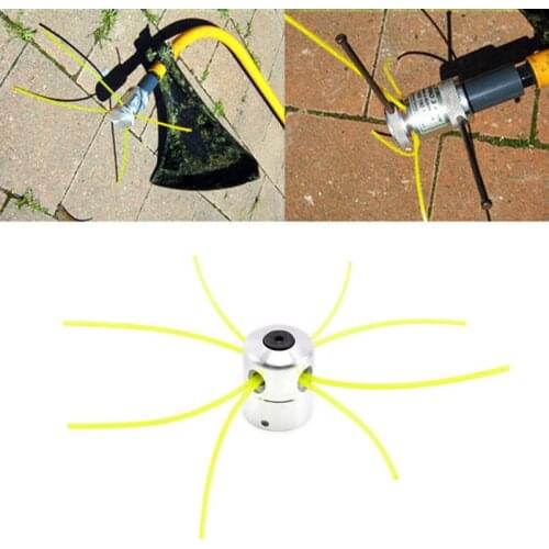 Universal Aluminum Pillar Line String Saw Grass Brush Grass Trimmer Head Lawn
