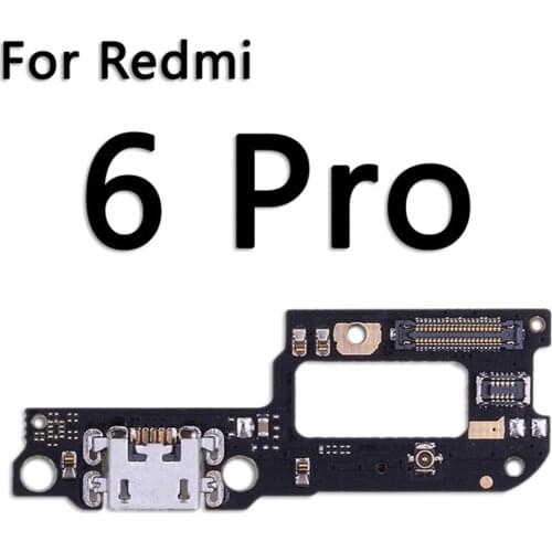 USB Charger Board Port Connector Mic PCB Dock Charging Flex Cable For XIAOMI Redmi 6 Pro