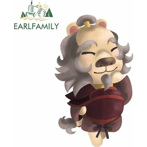 EARLFAMILY 13cm x 12.7cm for Tea King Car Stickers Vinyl RV VAN Motorcycle Helmet Waterproof Laptop Decal Waterproof Decoration