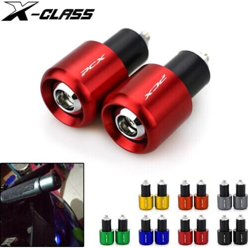 Motorcycle Handlebar Bar Ends Hand Grips Plugs Balance Sliders CNC Aluminum Accessories for Honda PCX 125 150 2013 - 2018 2019