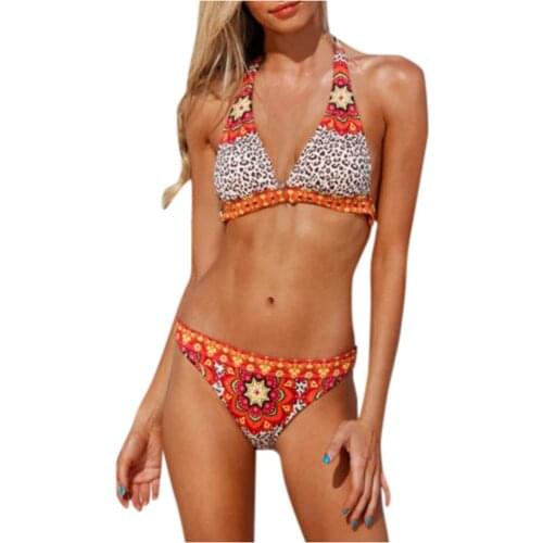 Women Two Pieces Bathing Top Ruffled With High Waisted Bottom Bikini Set Summer 2020 New Sexy Women Bikini Set Mujer купальник