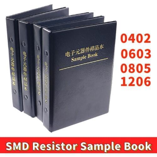 0402 0603 0805 1206 1% SMD SMT Chip Resistor Assortment Kit 170 Values Sample Book