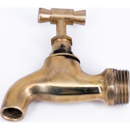 1/2" BSPP Male Thread Bronze Antique Brass With Handle Faucet Petcock Tap Water Fuel Gas Oil