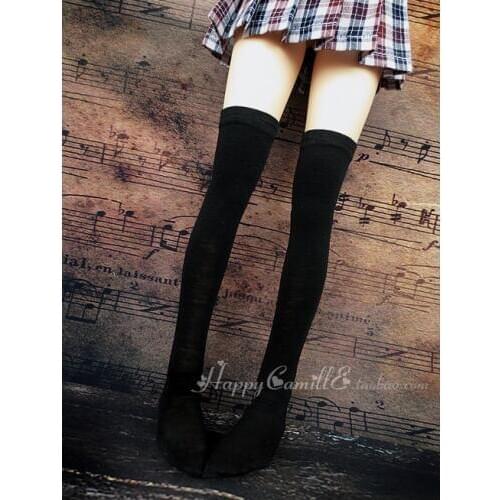 1/3 1/4 bjd stocking black white Sd bjd doll clothes bjd socks black white elastic stockings