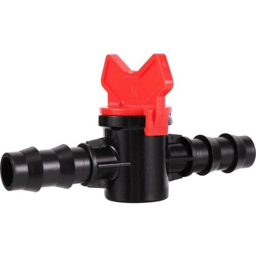13 mm Garden Hose Control Valve Agriculture Irrigation Pipe Fittings Plastic Pipe Changeover Accessories 20 Pcs