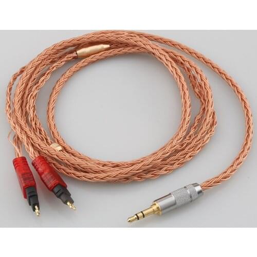 16 Core 99% 7N OCC Earphone Cable For Sennheiser HD580 HD600 HD650 HDxxx HD660S HD58x HD6xx