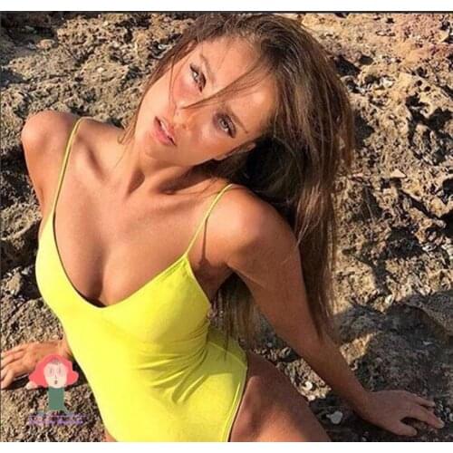 2021 Sexy One-Piece Swimsuit Women Swimwear Female Solid Black Thong BacklessBathing Suit XL виктория сикрет купальники женские