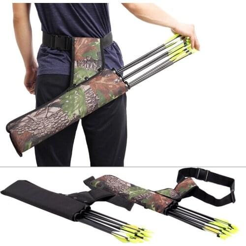 3 Tube Quiver Outdoor Hunting Accessories Double Strap Back Bow Arrow Archery Sports Entertainment Equipment Arrows Storage Bag