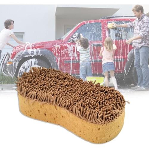 Chenille Car Wash Sponge Detailing Car Cleaning Auto Care Maintenance Wash Windshield Wiper Tablets Washing Sponge Cleaning Tool