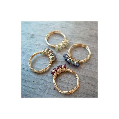 STONE AGE KOLLEKSİYONU SPIRAL NATURAL STONE LADY 'S RING