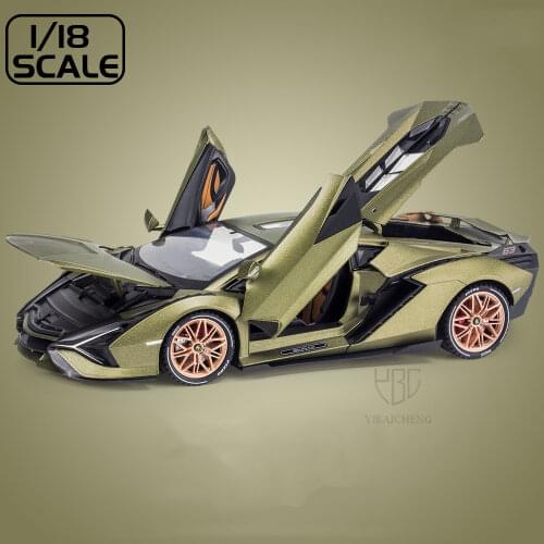 1/18 Lambor Alloy Car Model Toys SINA FKP63 Metal Diecasts Vehicles Sports Car Models Collections Gifts Toys For Boys Children