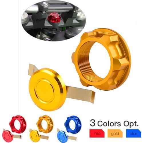 Steering Stem Nut Cap for Suzuki RMZ450 2005-2019 RMZ250 2007-2019 RMX450Z 2010-2017 RM125 RM250 2004-2013 RM RMZ 250 RMZ 450