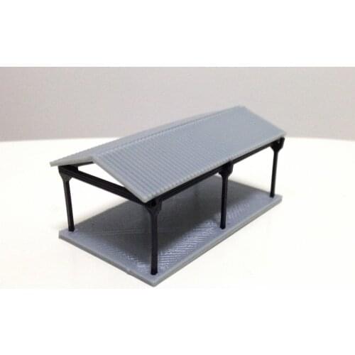 Outland Models Small Shed for Autos / Goods N Scale 1:160 Railway