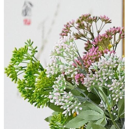 New Artificial flower branch plastic Pistachio fake plants for home party DIY wedding decoration flower arrangement supplies