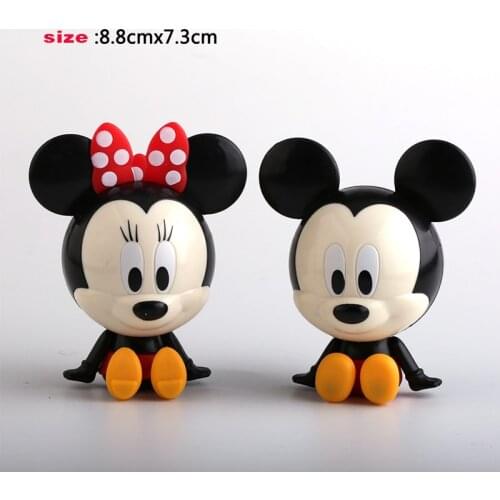 Plastic Mickey Mouse Minnie birthday baking decoration Mickey Mouse Doll cake decoration doll toys childrens birthday gift