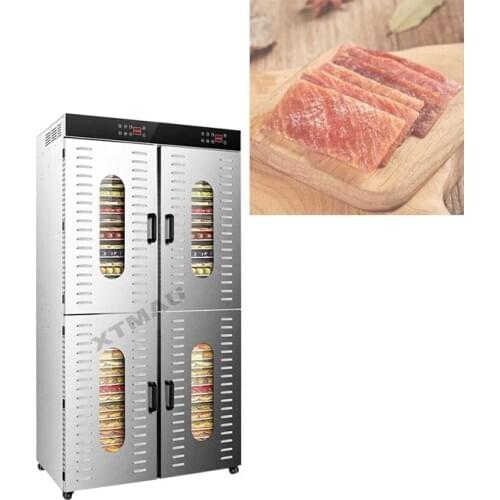 80 Layer Commercial Professional Fruit Food Dryer Stainless Steel Food Fruit Vegetable Pet Meat Air Dryer Electric