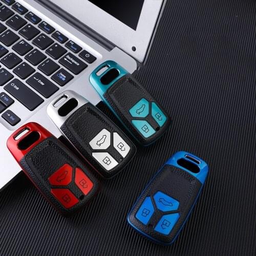 TPU Car Remote Key Cover Case Shell holder For Audi A4 B9 A5 A6L A6 S4 S5 S7 8W Q7 4M Q5 TT TTS RS Coupe Styling Accessories