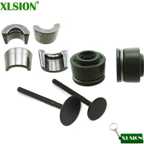 XLSION 23mm 28mm Inlet Exhaust Valves Stems Seals For Zongshen 1P60YMJ Z155 Engine Chinese Dirt Pit Bike Stomp Demon X WPB Orion