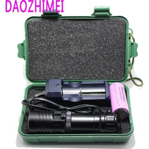 XM-L2 18650 or 26650 Diving flashlight LED Underwater Flashlights Waterproof Portable Lantern Lights dive light Lamp Torch